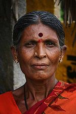 Drawing of a woman doing the Namaste