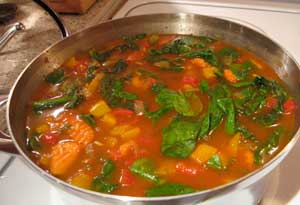 Healthy tomato soup