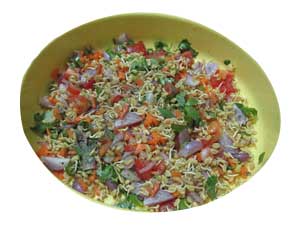 Sprouted methi salad