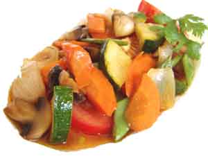 Sweet and sour vegetable