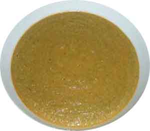 Mash vegetable soup