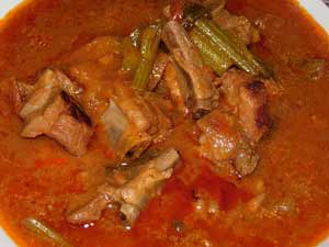 Pork with sweet masala recipe