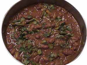 Punjabi kidney bean curry recipe