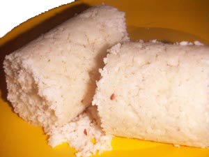 Rice flour puttu recipe