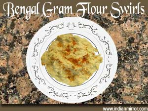 Bengal Gram Flour Swirls
