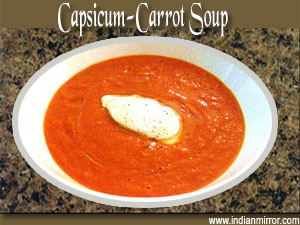 Capsicum-Carrot Soup