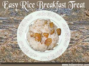Easy Rice Breakfast Treat