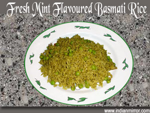 Fresh Mint Flavoured Basmati Rice