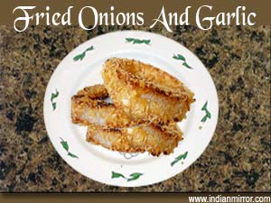 Fried Onions And Garlic Recipe