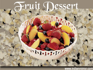 Microwave Fruit Dessert