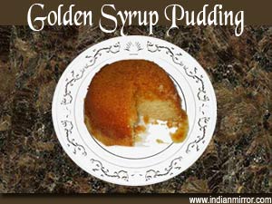Microwave Golden Syrup Pudding
