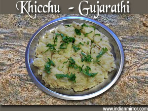 Microwavable Khicchu-Gujarathi