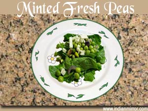 Minted Fresh Peas