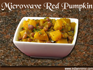 Microwave Red Pumpkin