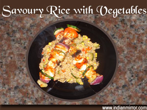Savoury Rice with Vegetables