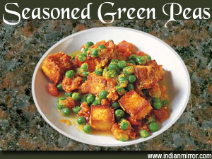 Seasoned Green Peas