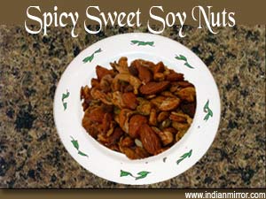 Spicy Sweet Soy Nuts