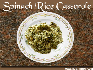Spinach Rice Casserole