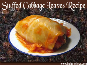 Stuffed Cabbage Leaves Recipe