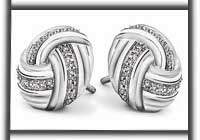 Indian Platinum Jewelry - Earing