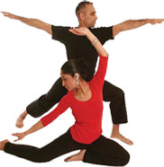 Kathak dance with yoga