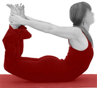 bow dhanurasana  yoga pose