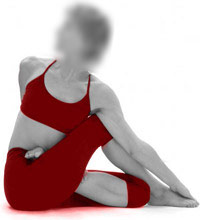 spinal twist ardha matsyendrasana yoga pose