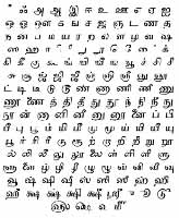 New tamil alphabet