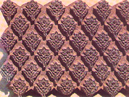 Wooden block used for Printing in fabrics