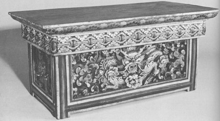 kashmiri wooden table