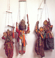 Puppets of Karnataka used for Religious story telling