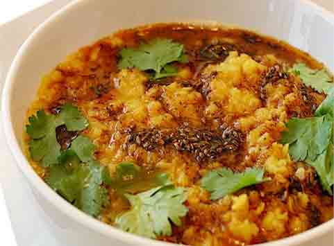 Dumplings in Lentil Curry