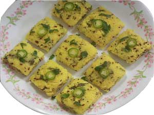 GRILLED DHOKLA