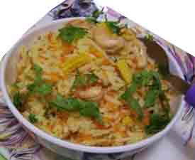 Rice With Baby Corn