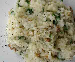 Spinach Rice With Cheese