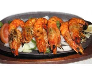 TANDOORI STYLE PRAWNS