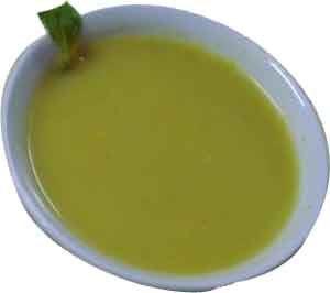 Yellow mung dal soup