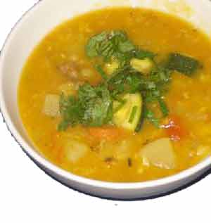 Detoxifying soup for kapha