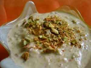 Low fat milk pudding