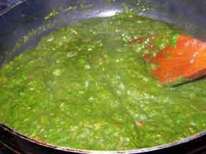 Palak dal curry