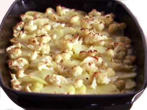 Cauliflower gratin