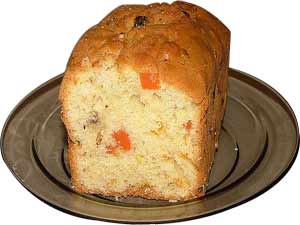 Light fruit cake