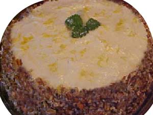 Toasted butter pecan cake