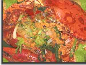 Spicy crab claws curry