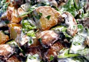 Grilled potato Grilled potato