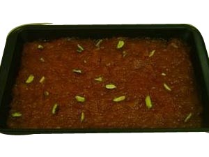 Ripe banana halwa