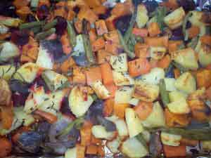 Roasted vegetables