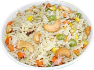 Pilaf with peas and carrots recipe