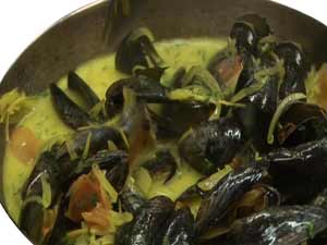 Mussels moiree recipe