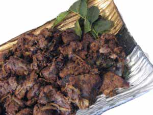 Fried mutton kidneys Fried mutton kidneys